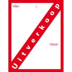 Prijskaart Uitverkoop 100st Prijskaart Uitverkoop 100st