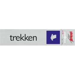 Deurbordje alu 165x44mm -trekken- Tp4605 Deurbordje alu 165x44mm -trekken- Tp4605