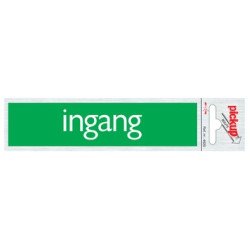 Deurbordje alu 165x44mm -ingang- Tp4620 Deurbordje alu 165x44mm -ingang- Tp4620