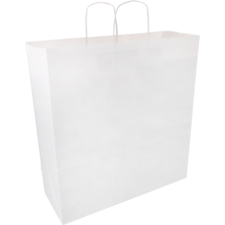 Draagtas wit 45/17x48cm 100st Draagtas wit 45/17x48cm 100st