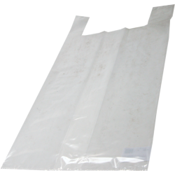 Hemddraagtas transparant 37/34x70cm 400st Hemddraagtas transparant 37/34x70cm 400st