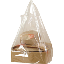 Hemddraagtas transparant 27/12x48cm 1000st Hemddraagtas transparant 27/12x48cm 1000st