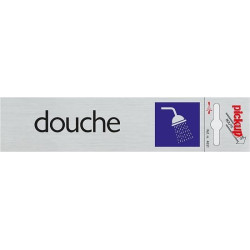 Deurbordje alu 165x44mm -douche- Tp4651 Deurbordje alu 165x44mm -douche- Tp4651