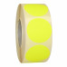 Prijssticker Ø17mm fluor geel 1000/rol Prijssticker Ø17mm fluor geel 1000/rol