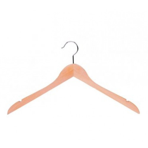 Houten hanger licht geknikt+inkeping HH01139L Houten hanger licht geknikt+inkeping HH01139L