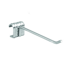 Displayhaak 15cm chroom 