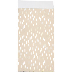 Cadeauzakje goud-champagne 7x13cm 200st Cadeauzakje goud-champagne 7x13cm 200st