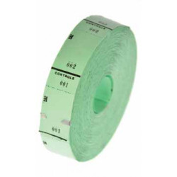 Ticketrol groen 30x65mm 1000st Td35990037 Ticketrol groen 30x65mm 1000st Td35990037