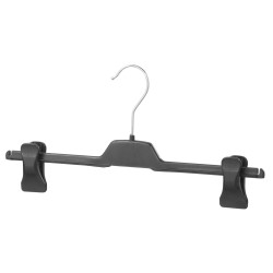 Kunststof knijphanger zwart 36cm Kunststof knijphanger zwart 36cm