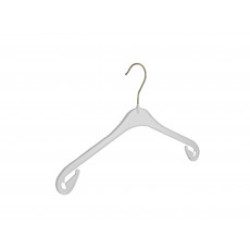Kunststof kledinghanger wit 38cm Kunststof kledinghanger wit 38cm