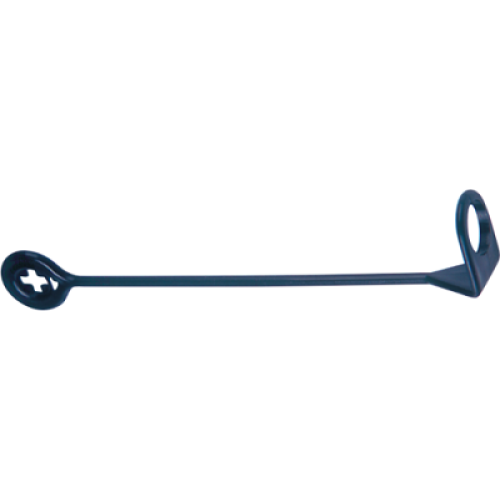Koppelstuk 10cm zwart 100st 