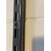 Wandrail 240x2.5x3cm donkergrijs