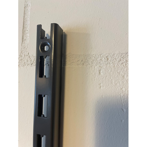 Wandrail 200x2.5x3cm donkergrijs