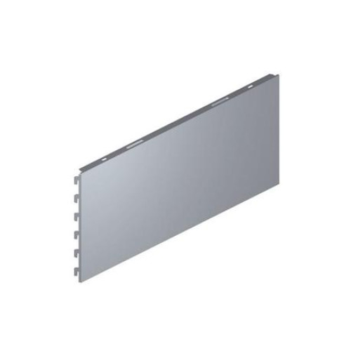 Achterwand 100x10cm alu/grijs 