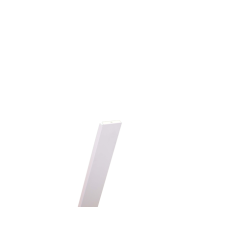 Gondola afdekkap 100x6cm wit