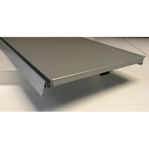 Schap 100x30cm alu/grijs Tm45044GR