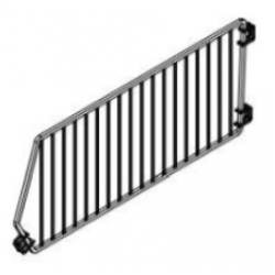 Vakverdeler 47cm alu/grijs 
