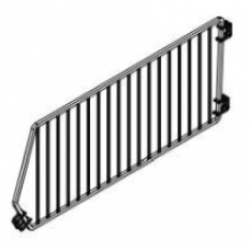 Vakverdeler 47cm alu/grijs Vakverdeler 47cm alu/grijs