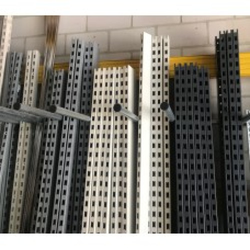 Stijl staander 211x6cm donkergrijs