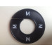 Maatring 9cm zwart/wit M 
