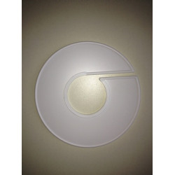 Maatring 11cm wit onbedrukt Maatring 11cm wit onbedrukt