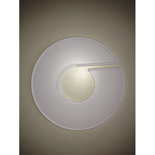 Maatring 11cm wit onbedrukt 