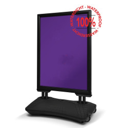 Stoepbord B2 50x70cm zwart Stoepbord B2 50x70cm zwart