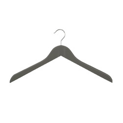 Houten hanger grijs licht geknikt los HH01026L