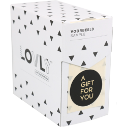 Etiket -A Gift For You- zwart 500st Tpk548220 Etiket -A Gift For You- zwart 500st Tpk548220