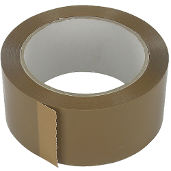 Dozensluittape PVC 48mm 66mt bruin Tpk553127L Dozensluittape PVC 48mm 66mt bruin Tpk553127L