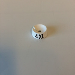 MB maatdopje wit 4XL 	