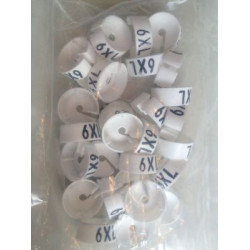 MB maatdopje wit 6XL