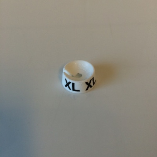 MB maatdopje wit XL