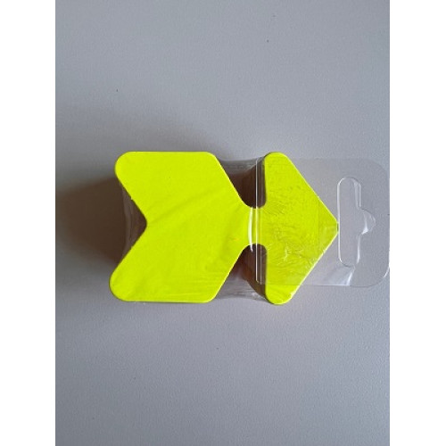 Pijl fluor geel 12x16cm 50st
