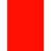 Fluor karton 48x68cm rood 10st 