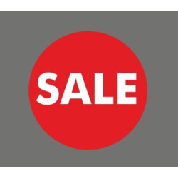 Etiket rood/wit 20mm SALE 500st Td27513262 Etiket rood/wit 20mm SALE 500st Td27513262