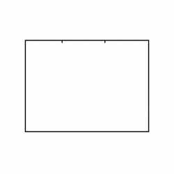 Etiket 37x36mm wit 400/rol Etiket 37x36mm wit 400/rol