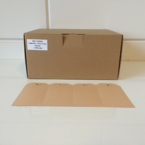 Manilla-labels (nr 5) 55x110mm 1000st Td35955110 Manilla-labels (nr 5) 55x110mm 1000st Td35955110