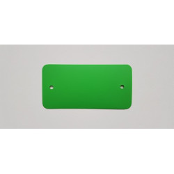 PVC-labels 54x108mm groen 2 gaten 1000st PVC-labels 54x108mm groen 2 gaten 1000st