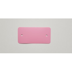 PVC-labels 54x108mm roze 2 gaten 1000st PVC-labels 54x108mm roze 2 gaten 1000st