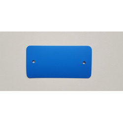PVC-labels 54x108mm blauw 2 gaten 1000st PVC-labels 54x108mm blauw 2 gaten 1000st