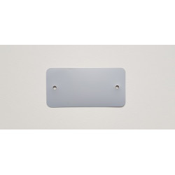 PVC-labels 54x108mm grijs 2 gaten 1000st PVC-labels 54x108mm grijs 2 gaten 1000st