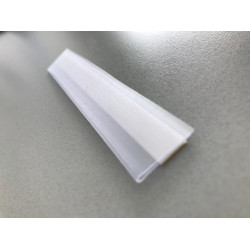 Scanprofiel/prijsstrip 18mm transp met tape Scanprofiel/prijsstrip 18mm transp met tape