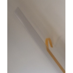 Scanprofiel/prijsstrip 18mm transp met tape Scanprofiel/prijsstrip 18mm transp met tape