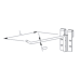 Rasterhaak 20cm chroom Rasterhaak 20cm chroom