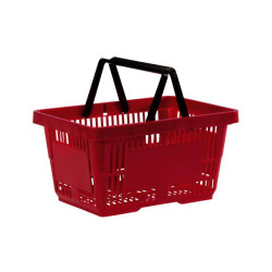 Winkelmandje rood 22 liter 