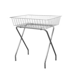 Mand chroom met onderstel 95x65x88cm 