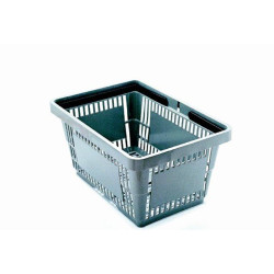 Winkelmandje grijs 22 liter 