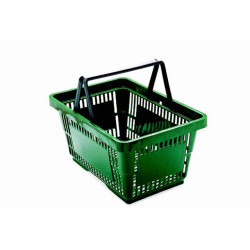 Winkelmandje groen 22 liter 
