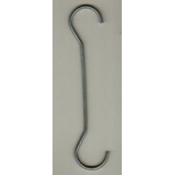 Dubbelhaak/draadhaak 10cm 50st Td13000010 Dubbelhaak/draadhaak 10cm 50st Td13000010